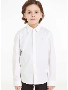 Detská košeľa Tommy Hilfiger biela farba, KB0KB06964