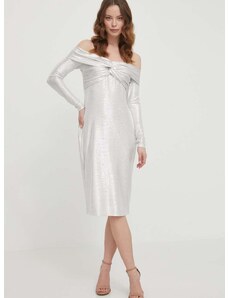 Šaty Lauren Ralph Lauren béžová farba,mini,priliehavá,253932602