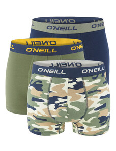 O'NEILL - boxerky 3PACK camo marine & lichen color combo - limitovana edicia