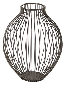 bonprix Dekoračný predmet v tvare vázy, farba čierna, rozm. 0