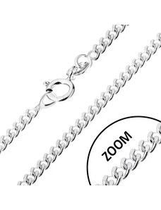 Šperky Eshop - Strieborná 925 retiazka, zatočené okrúhle očká, šírka 1,4 mm, dĺžka 460 mm U20.09