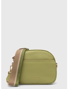 Kožená kabelka Gianni Chiarini zelená farba