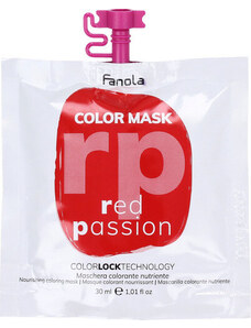 Fanola Color Mask Colored Hair Mask 30ml, Red Passion