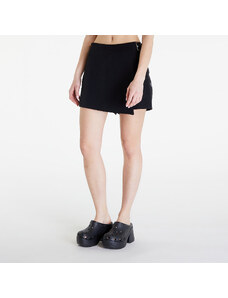 Dámske kraťasy Calvin Klein Jeans Buckle Wrap Mini Skort Black