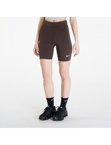Dámske kraťasy Nike Sportswear Classics Women's High-Waisted 8" Biker Shorts Baroque Brown/ Sail