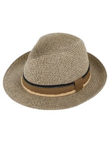 Fiebig - Headwear since 1903 Letný béžový klobúk Fiebig - Traveller Toyo Melange