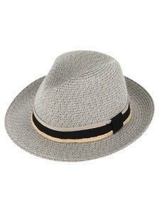 Fiebig - Headwear since 1903 Letné šedý fedora klobúk od Fiebig - Traveller Toyo Melange