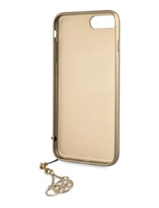 Apple iPhone X / Xs Guess Charms Collection Telefon Hülle grau