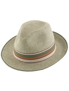 Fiebig - Headwear since 1903 Letné zelený fedora klobúk od Fiebig - Traveller Melange