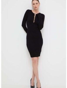 Šaty Guess MELISSA čierna farba, mini, priliehavá, W4GK68 Z2YJ2