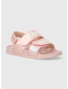 Detské sandále Tommy Hilfiger ružová farba