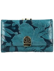 Dámska kožená peňaženka modrá - Gregorio Christell modrá