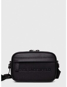Malá taška Karl Lagerfeld čierna farba