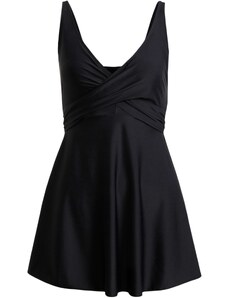 bonprix Kúpacie šaty z recyklovaného polyamidu, farba čierna, rozm. 48