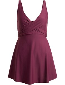 bonprix Kúpacie šaty z recyklovaného polyamidu, farba fialová, rozm. 54