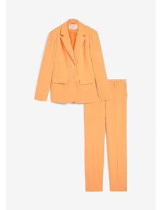 bonprix Nohavicový oblek, 2-dielny, farba oranžová, rozm. 50