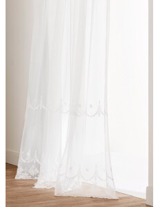 bonprix Záclona s výšivkou, farba biela, rozm. D/Š: 145/450 cm