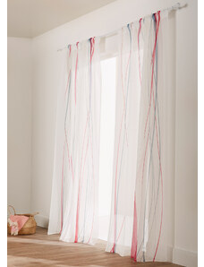 bonprix Záclona s recyklovaným polyesterom s potlačou (1 ks), farba biela, rozm. D/Š: 245/140 cm