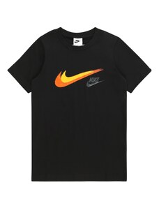 Nike Sportswear Tričko žltá / striebornosivá / oranžová / čierna