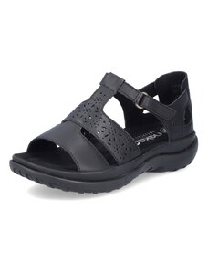 Dámske sandále RIEKER 64865-01 čierna S4