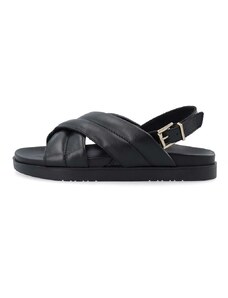 Kožené sandále Bianco BIASILJE dámske, čierna farba, 11201355