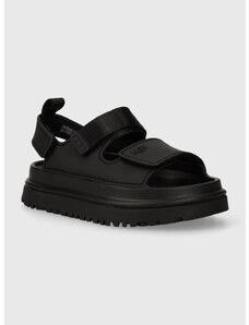 Detské sandále UGG GOLDENGLOW čierna farba
