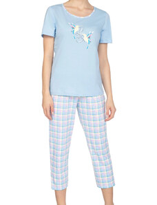 Dámske pyžamo 659 modré - REGINA