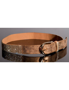 Style fashion Sexy leatherlook belt with rhinestones