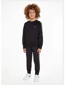 Tepláková súprava Calvin Klein Jeans čierna farba