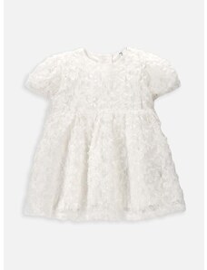 Šaty pre bábätká Coccodrillo béžová farba, mini, áčkový strih