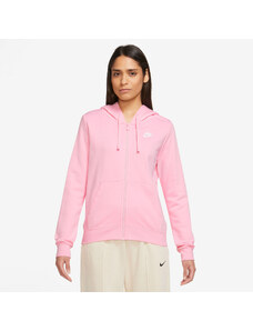 Nike w nsw club flc fz hoodie std PINK