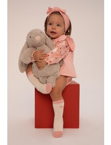 DeFacto Dievčenská vzorovaná 3-dielna súprava pančuchových nohavíc s dlhým rukávom s dlhým rukávom