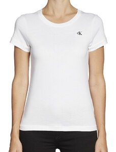 Calvin Klein Dámske biele Slim Fit tričko