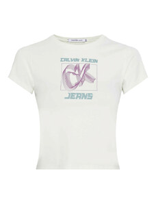 Calvin Klein Dámske / dievčenské tričko Kanárske zelené