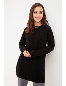 Trendyol Modest Čierny úpletový sveter