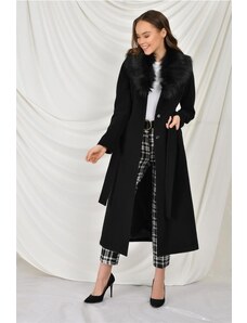 Concept. Kabát - Čierna - Dvojradové oblečenie