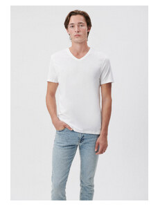 Mavi Základné tričko Slim Fit s výstrihom do V / Slim Strih