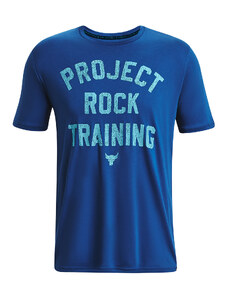 Pánske tričko Under Armour Pjt Rock Training Ss Blue