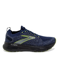 Brooks Modrá/ebenová/limetková bežecká a tréningová obuv pre mužov