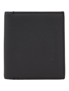 Calvin Klein Čierna pánska peňaženka s logom a vnútorným priestorom -BAX