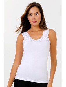 Sensu Dámske bavlnené spodné tričko s golierom a remienkom