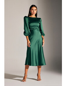 BETTY & SAM Heleny Špeciálny dizajn EMERALD GREEN zásnubné šaty