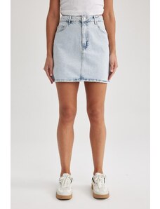 DeFacto Mini džínsová sukňa Regular Fit zo 100% bavlny A4322ax23sm