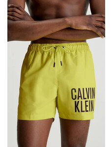Calvin Klein Plavecké šortky - Žltá - Grafika