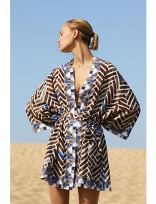 DeFacto Priedušné kimono Istanbul X Regular Fit s potlačou 100 bavlny