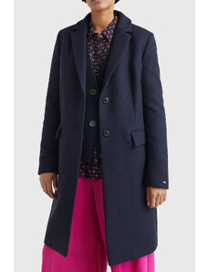 Tommy Hilfiger Modrý kabát pre ženy/dievčatá