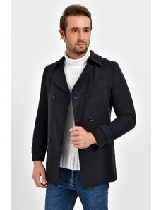 DYNAMO Kabát - Čierna - Dvojradové oblečenie