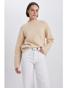 DeFacto Oversize fit sveter s polovičným rolákom R6044az23wn