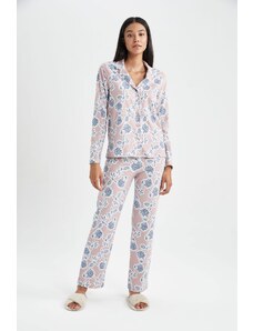 DeFacto Zamilujte si pyžamové nohavičky so vzorom Regular Fit
