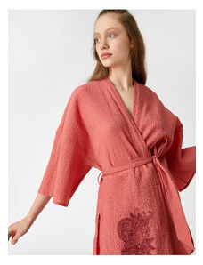 Koton Kimono a kaftan - Ružová - Nadmerné